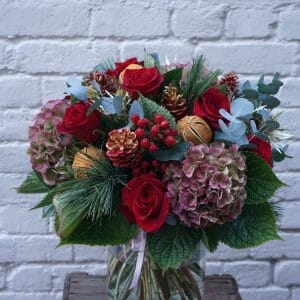 All I want for Christmas festive vase