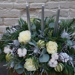 Let It Snow! table arrangement