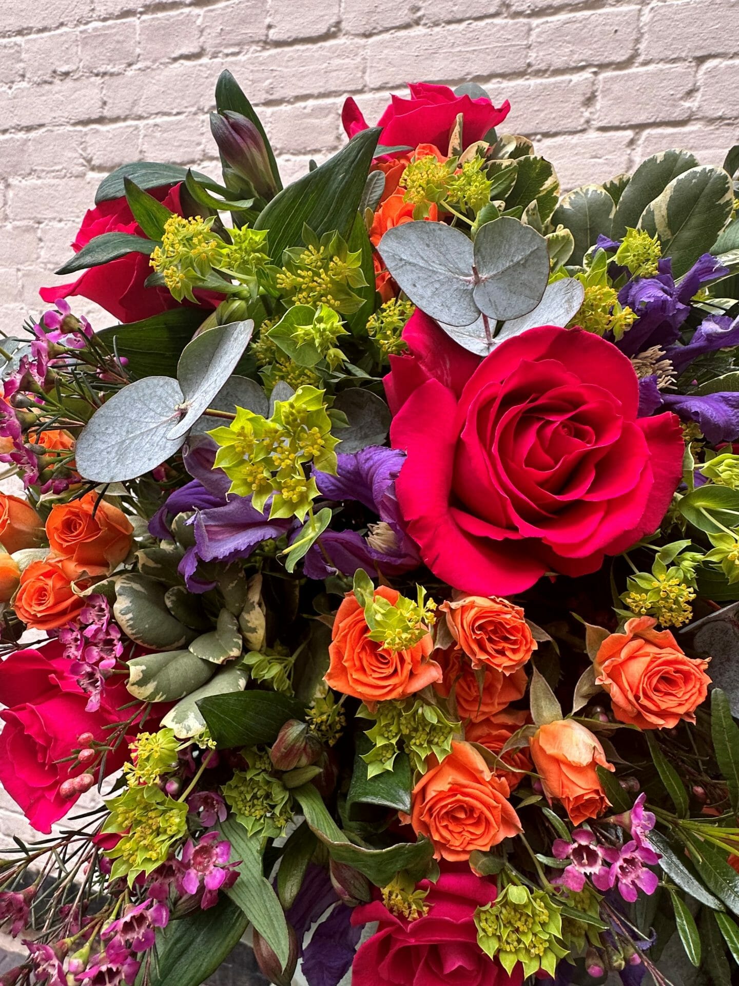 Bright Hand Tied Flower Box