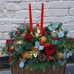 The Most Wonderful Time of the year table arrangement